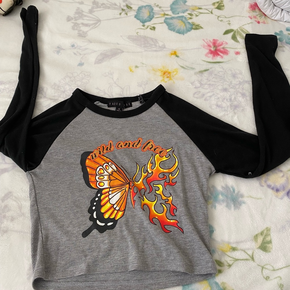 Cropped Thermal Long sleeve shirt